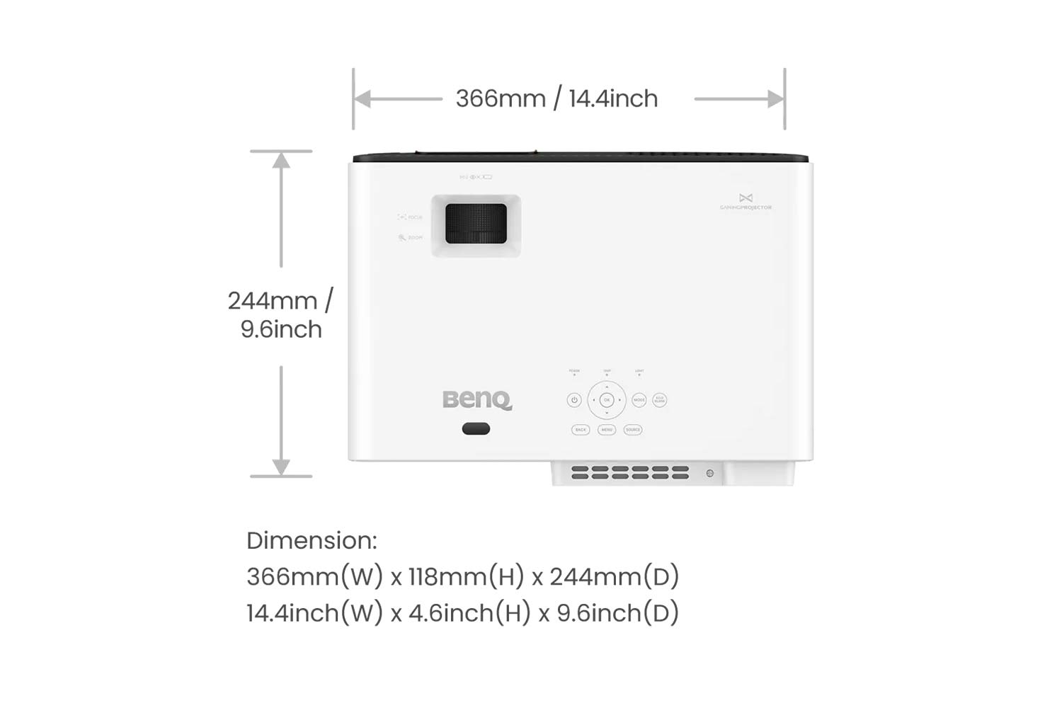 BenQ X500i 4K HDR LED Gaming Beamer