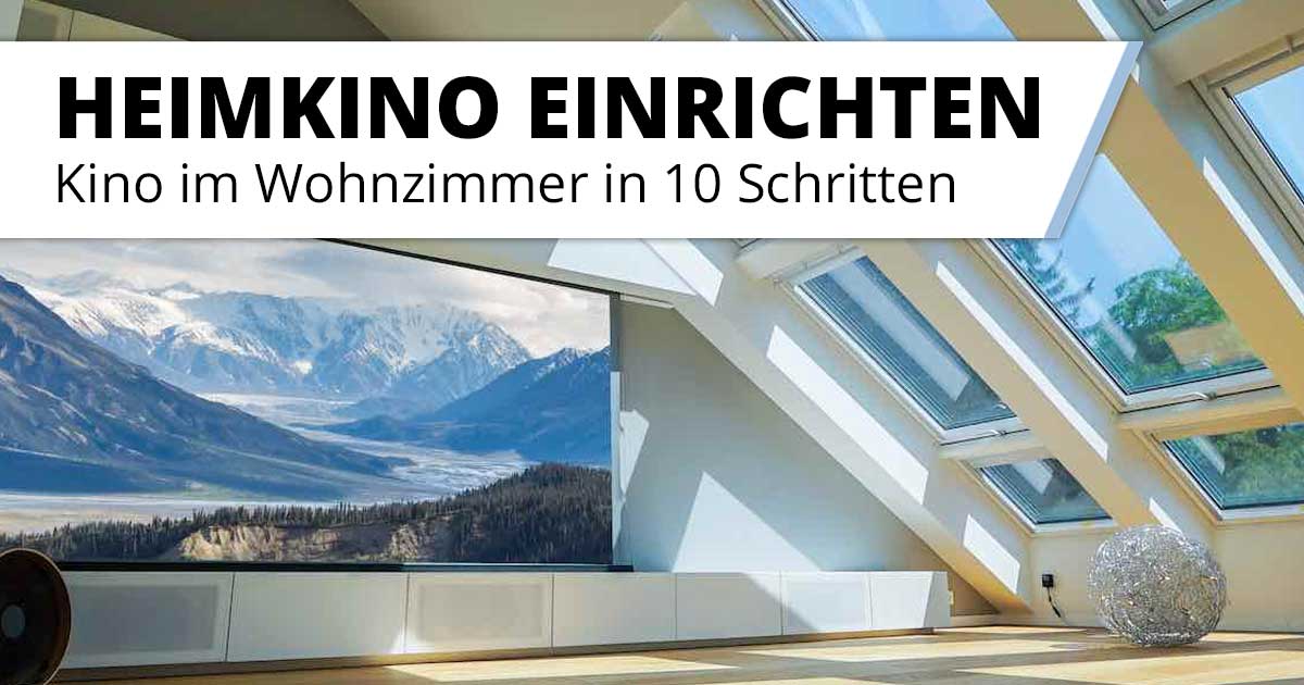 Heimkino im Wohnzimmer